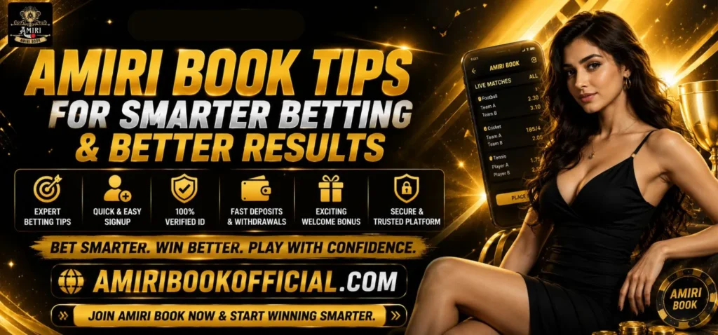 Amiri Book shares smart betting tips for better winning results