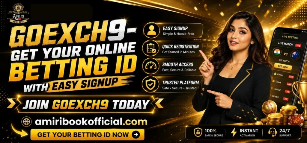 Goexch9 offers easy online betting ID signup